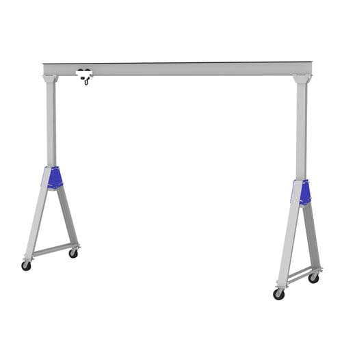 Gru a cavalletto con rotelle - Gorbel - per officina / in alluminio / leggera