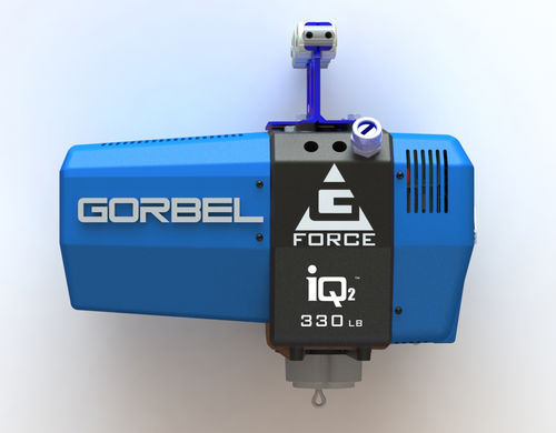 Paranco a cavo elettrico - G-Force iQ2 - Gorbel - per uso prolungato / a molla