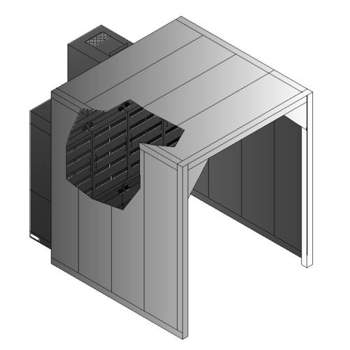 Cabina di depolverazione - AZTech EB56 - Industrial Maid - per ambienti rumorosi / LED