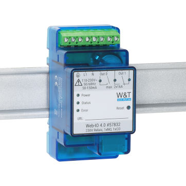 Modulo di uscita digitale - 57832 - Wiesemann & Theis - Modbus TCP / con uscita a relè / di rete
