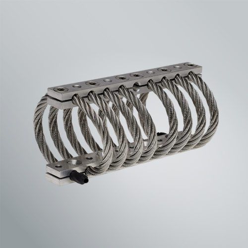 Supporto antivibrazione a barra - CAVOFLEX series - Vibrostop - in acciaio / in acciaio inossidabile / per impianto elettronico