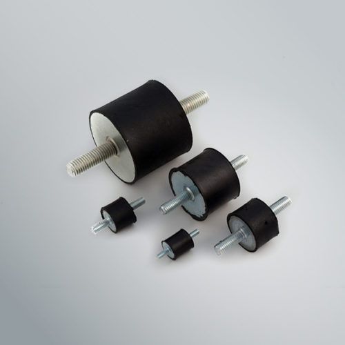 Supporto antivibrazione cilindrico - METALFLEX series - Vibrostop - in gomma / per motore / per impianto elettronico