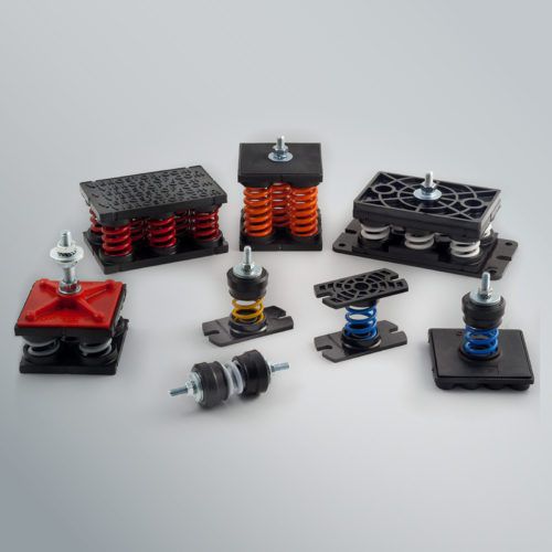 Ammortizzatore antivibrazioni - MOPLA series - Vibrostop - meccanico / in gomma