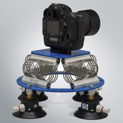 Supporto antivibrazione a barra - W-PAC series - Vibrostop - in metallo / ammortizzatore a cavo metallico
