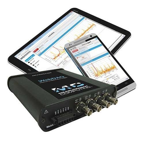 Data logger di vibrazioni - WebDAQ 504 - Measurement Computing - senza fili / WiFi / digitale