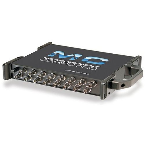 Sistema di acquisizione dati USB - USB-1616HS-BNC - Measurement Computing - portatile / ad alta velocità / ad ingresso analogico