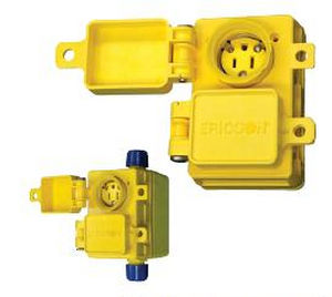 Presa elettrica a muro - 125 - 277 V, 15 - 20 A | PWDX series   - Ericson - da incasso / IP44
