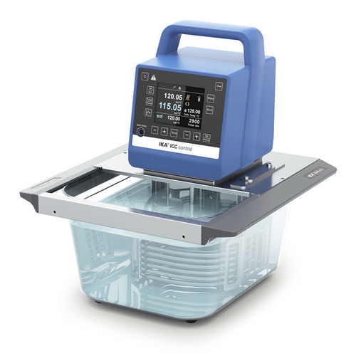 Bagno termostatico trasparente - ICC control eco 8 - IKA - compatto / per laboratorio