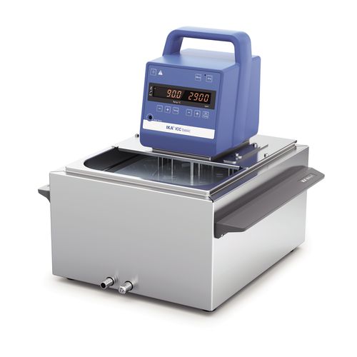 Bagno termostatico in acciaio inossidabile - ICC basic pro 9 - IKA - display digitale / compatto / di riscaldamento
