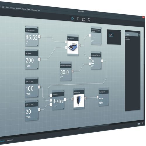 Software da laboratorio - labworldsoft® 6 Advanced - IKA - automatizzato