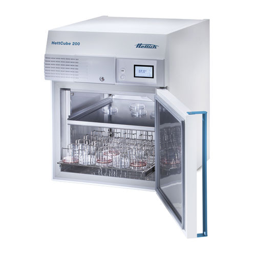 Incubatore da laboratorio - HettCube 200 R - Andreas Hettich - a convezione forzata / a convezione naturale / refrigerato