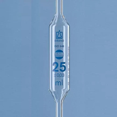 Pipetta monocanale - BLAUBRAND® series - BRAND - volumetrica / in vetro / manuale
