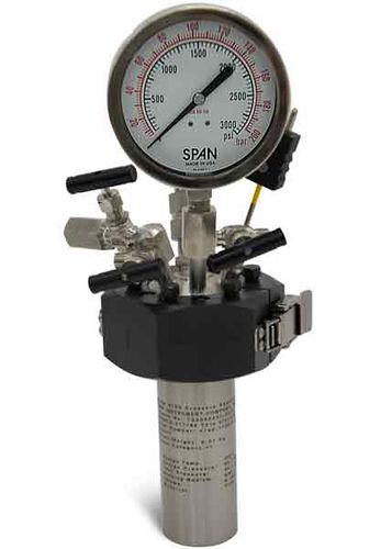 Serbatoio in metallo - Series 4790 Pressure Vessel Systems, 25-100 mL - Parr Instrument Company - ad alta pressione / verticale