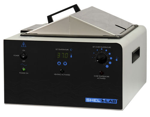 Bagnomaria da laboratorio - 15 l, +5 °C ... +80 °C | SWB15 - Sheldon - con display digitale