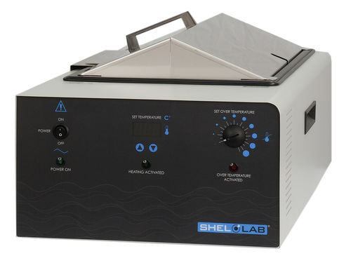 Bagnomaria da laboratorio - 22 l, +5 °C ... +80 °C | SWBC22 - Sheldon - con display digitale