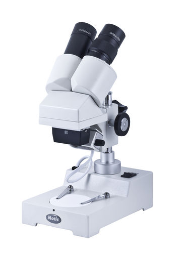 Stereomicroscopio ottico - 10X, 20 mm | S-20-LO - Motic - dritto