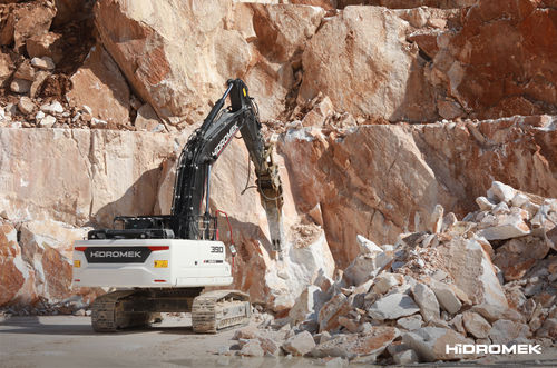 Escavatore intermedio - HMK 390 LC HD - HIDROMEK co. - cingolato / diesel / per cantiere di costruzione