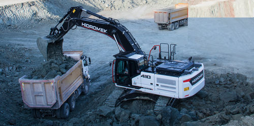 Escavatore intermedio - HMK 410 LC UHD - HIDROMEK co. - cingolato / diesel / per cantiere di costruzione