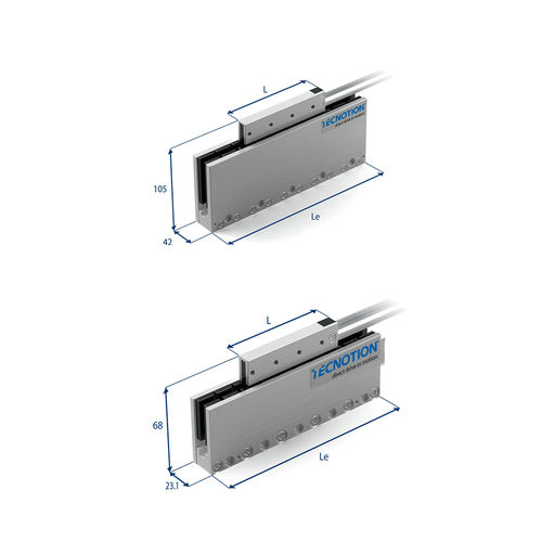 Motore lineare ironless - UMX | ULX - Tecnotion - sincrono