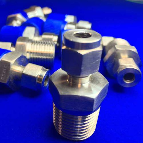 Raccordo per gas - MSC - Thermal Detection - ad avvitamento / PTFE / in acciaio inossidabile