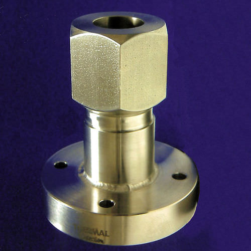 Adattatore con flangia - CPF series - Thermal Detection - per autoclave / per sonde di temperatura / in acciaio inossidabile