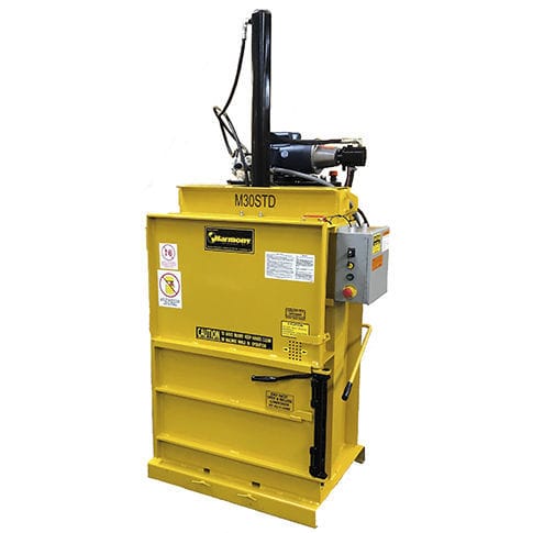 Pressa imballatrice per cartone - M30STD - Harmony Europe - per tessili / verticale / a carico frontale