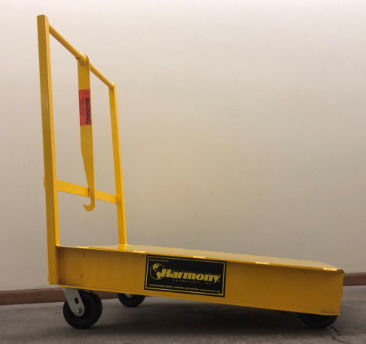 Carrello da trasporto - LC-14 - Harmony Europe - in metallo / con ripiano / portarifiuti