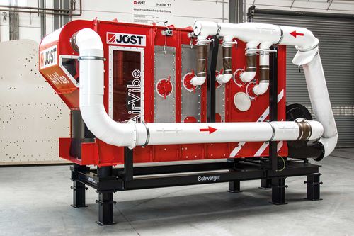 Separatore di vetro - AirVibe - JÖST - per via umida / per l'industria del riciclaggio / autopulente