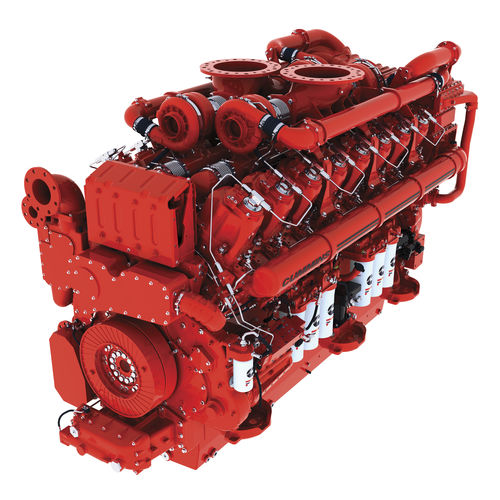 Motore diesel - QSK95 - Cummins Inc. - a 16 cilindri / turbo / per applicazioni minerarie