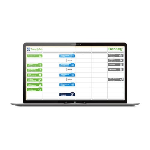 Software di ingegneria - ComplyPro - Bentley Systems Europe B.V. - di progettazione / di sicurezza / di processo