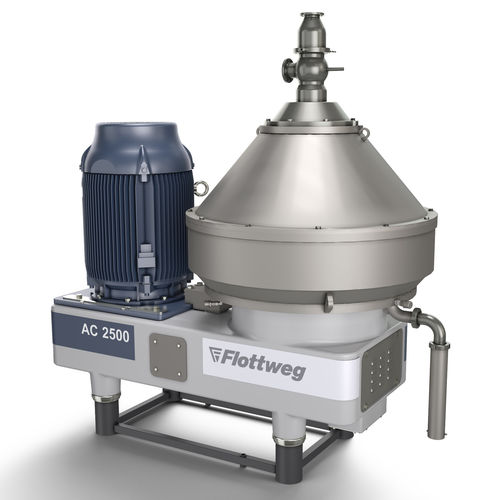 Separatore per liquidi - AC2500 - Flottweg SE - 2 fasi / per l'industria agroalimentare / per l'industria chimica