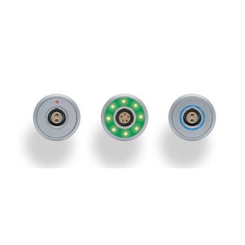 Connettore con LED - HALO - LEMO - di dati / circolare / a T