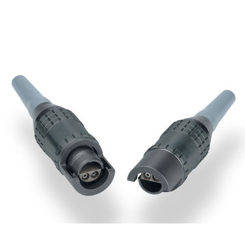 Connettore di dati - H Series - LEMO - in fibra ottica / crimpabile / push-pull