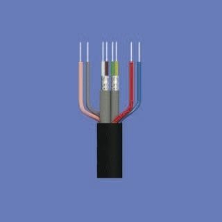 Cavo elettrico audio/video - 335 Series - LEMO - ibrido / coassiale / LEMO