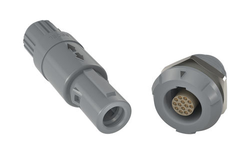 Connettore push-pull - REDEL P Series - LEMO - di dati / coassiale / in fibra ottica
