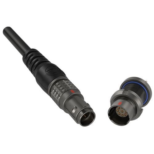 Connettore push-pull - D Series - LEMO - di dati / PCB / modellato su pezzo modello
