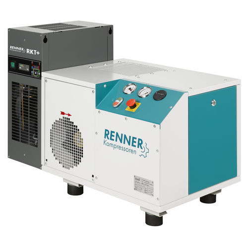 Compressore con essiccatore a refrigerazione - RSK-B series - RENNER Kompressoren - a vite / d'aria / con motore elettrico