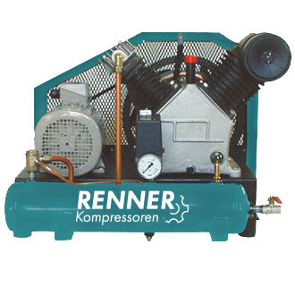 Compressore a pistone - RBK series - RENNER Kompressoren - d'aria / con motore elettrico / fisso