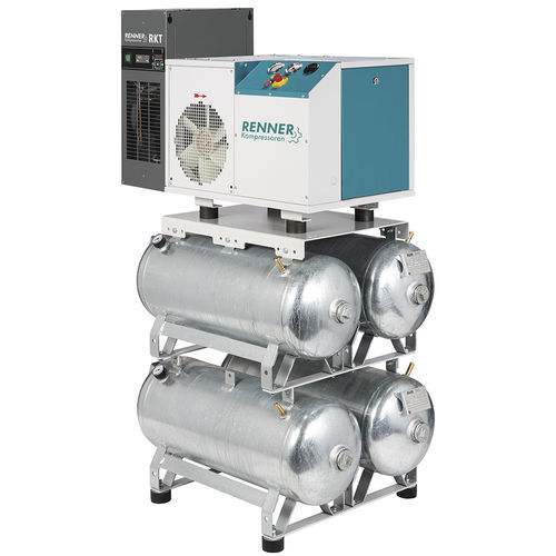 Compressore con essiccatore a refrigerazione - RSDK-B series - RENNER Kompressoren - a vite / d'aria / con motore elettrico