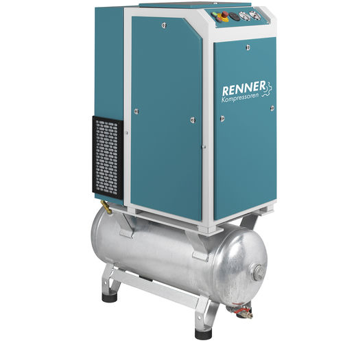 Compressore con essiccatore a refrigerazione - RSDK- PRO series  - RENNER Kompressoren - a vite / d'aria / con motore elettrico