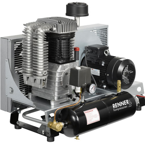 Gruppo compressore d'aria - REKO 410B – 970B - RENNER Kompressoren - a pistone / stazionario / con trasmissione a cinghia