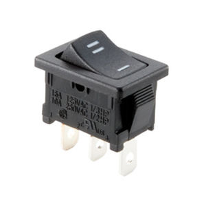 Interruttore a bascula - KB06648 series - OMEGA FUSIBILI - unipolare / luminoso / on/off