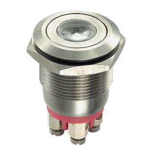 Pulsante a molla - MP0001 series - OMEGA FUSIBILI - antivandalismo / IP66 / in acciaio inossidabile