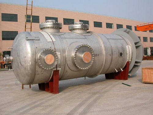 Serbatoio in acciaio inossidabile - Ø 7000 mm - Mersen - Equipements Industriels et Anticorrosion - a pressione / di processo / orizzontale