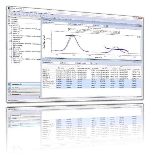 Software di raccolta dati - ASTRA® - Wyatt Technology - di basi di dati / di analisi / automatizzato