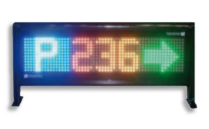 Display a matrice di punti - 24 V, 22 W | DX-VMS-P - CIRCONTROL SA - a 7 segmenti / a 3 cifre / elettronico