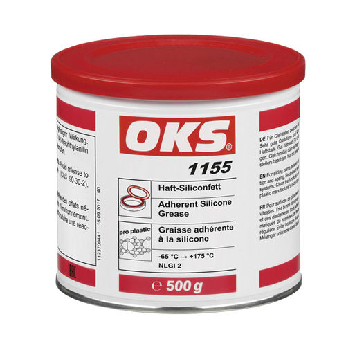 Grasso di lubrificazione - 1155  - OKS Spezialschmierstoffe GmbH - al silicone / per l'industria chimica / per macchina utensile