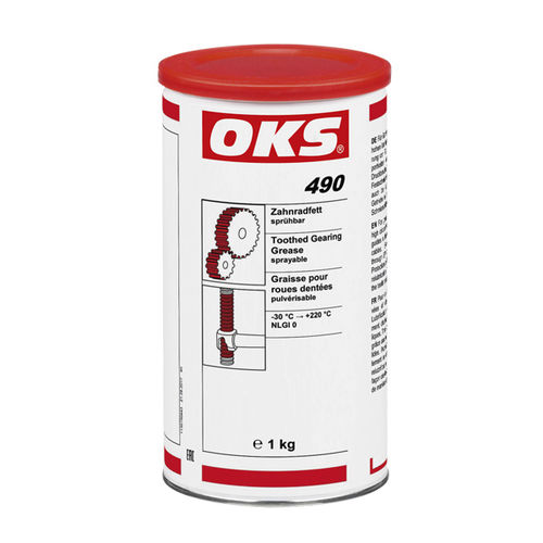 Grasso di lubrificazione - 490 - OKS Spezialschmierstoffe GmbH - a base di olio minerale / per ingranaggi / per guide di scorrimento