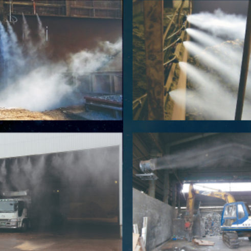 Sistema di nebulizzazione per abbattimento di polveri - Ikeuchi Europe