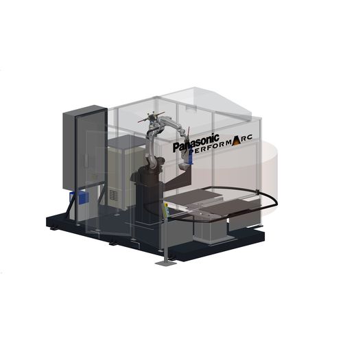 Cella robotizzata di saldatura ad arco - PerfomArc MT series - Panasonic Robot & Welding system solutions